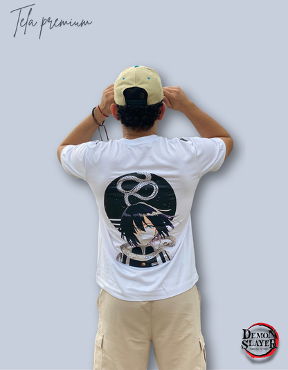Camiseta de Kimetzu no yaiba-Obanai Iguro